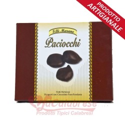 Paciocchi with almonds covered with choc. pure extra dark Marano Gr 250