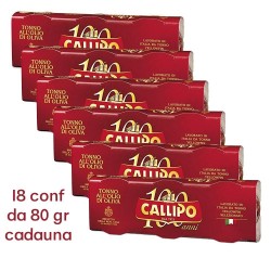 canned tuna Callipo olive oil - 6 pack 80X3