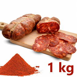 Soppressata Calabrese artisanale assaisonnée 1 kg