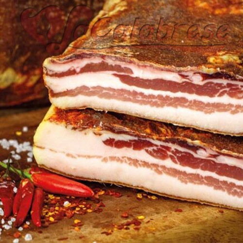 Salumificio Pulice seasoned flat bacon