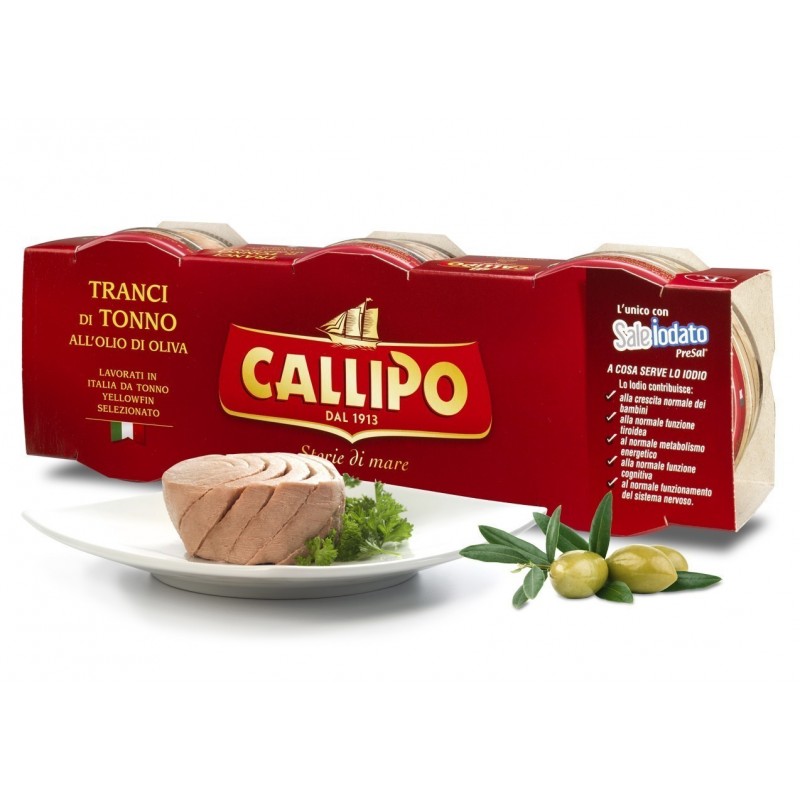 CALLIPO TUNA MIT OLIVENÖL IN BOX 80gr