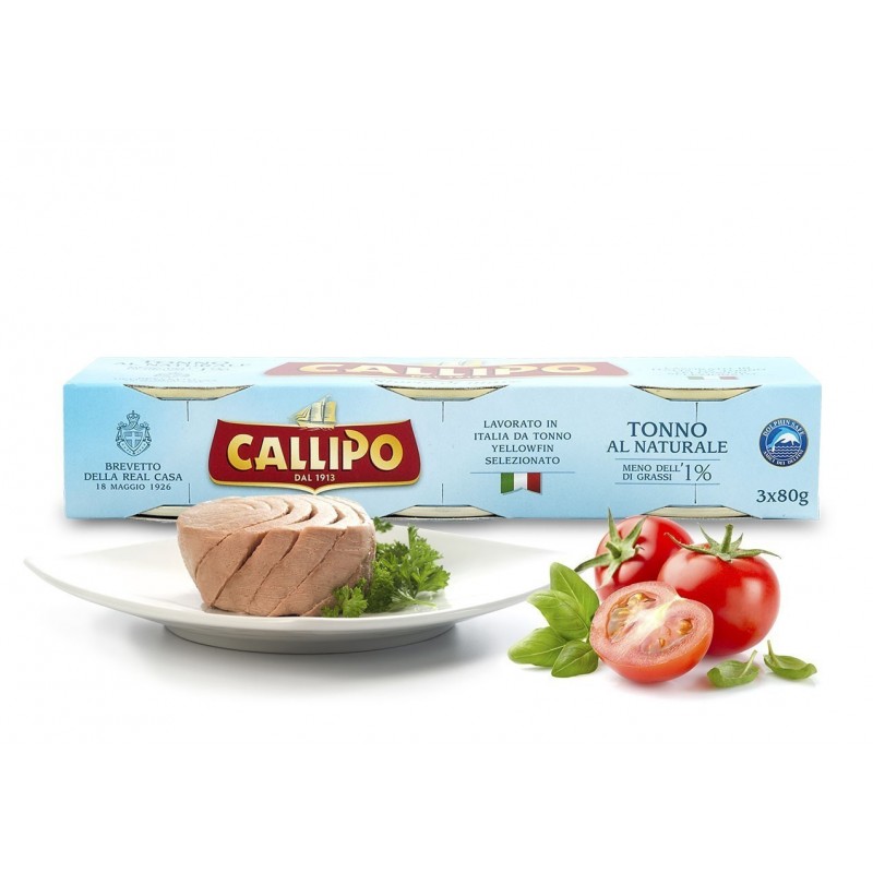 Callipo Thunfisch in Naturbox 80 gr X 3