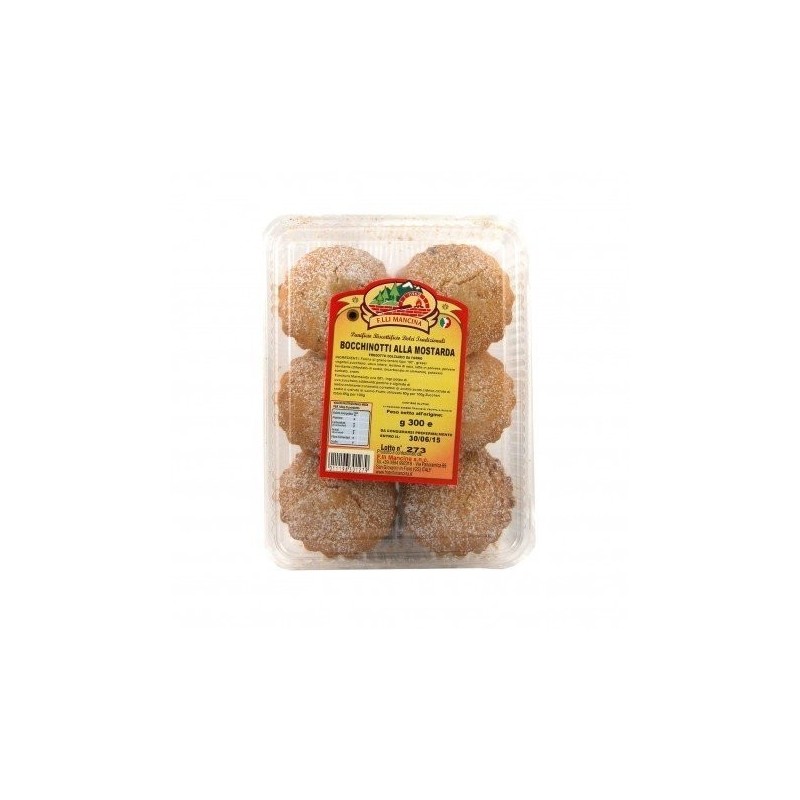 Bocchinotti Bocconotti à la moutarde de Calabre f.lli Macina Gr 300 (6 pcs)
