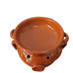 Scalda 'Nduja in Ceramica Dipinto a Mano - Vassetto di' Nduja di