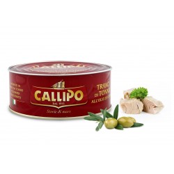 Tranci di Tonno Callipo all'olio di oliva scatola 1,7 kg