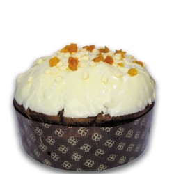 Artisan Albiciocco Panettone mit Aprikosen und weißer Schokolade
