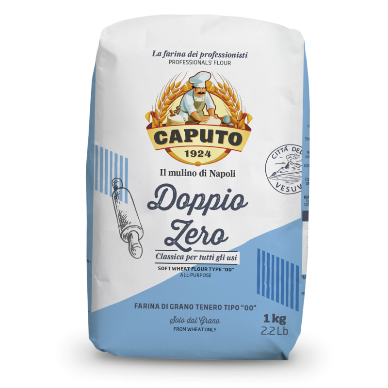 Caputo flour type 00 Blue ideal for bread and pizza - 1 kg - Flour - La  Calabrese