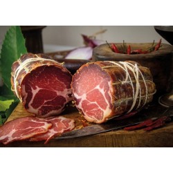 Gewürzter würziger Capocollo aus Kalabrien Gr 500