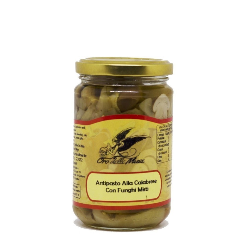 Apéritif mixte calabrais aux champignons mélangés 290 gr