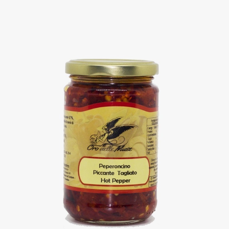Calabrian peppers cut in oil