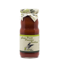 Sauce tomate et basilic à l'huile d'olive gr 350