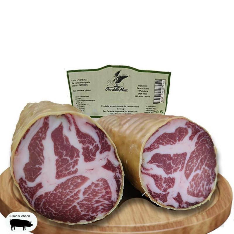 Capocollo de porc noir de Calabre