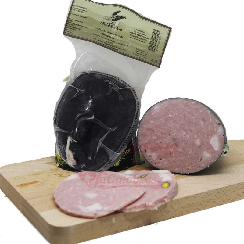 Mortadelle calabraise artisanale de porc noir de l'Aspromonte 500/600 g