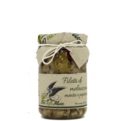 filetti di melanzane calabresi in olio di oliva calabrese