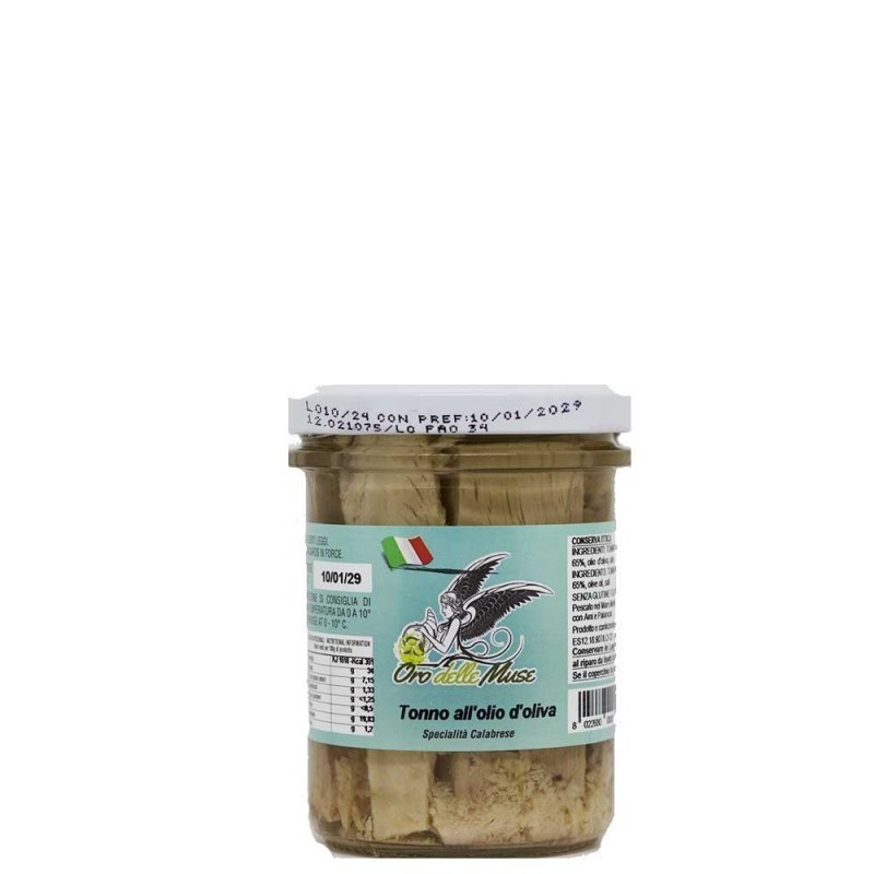 Filets de thon à l'huile d'olive Oro delle Muse