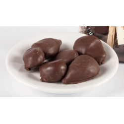Getrocknete Dottato-Feigen umhüllt von dunkler Schokolade