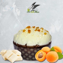 Artisan Albiciocco Panettone mit Aprikosen und weißer Schokolade