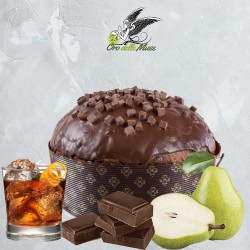Panettone artigianale Calypso con pere, cioccolato e rum