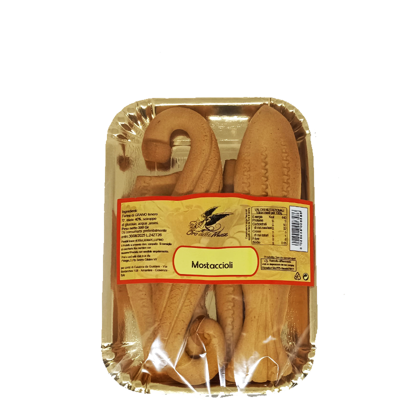Mostaccioli al miele forme tradizionali senza zucchero gr 300 Oro Delle Muse