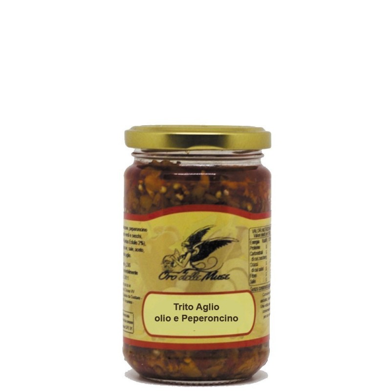 Knoblauch, Öl und Chili 190 Gr