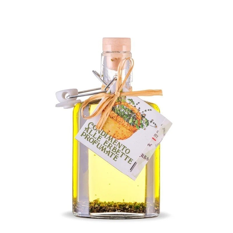 Condimento olio aromatizzato alle erbe profumate  ml 250