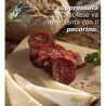 KALABRISCHES ANGEBOT - Halbgereifter Pecorino 1 kg + handwerklich hergestellte Soppressata 1 kg