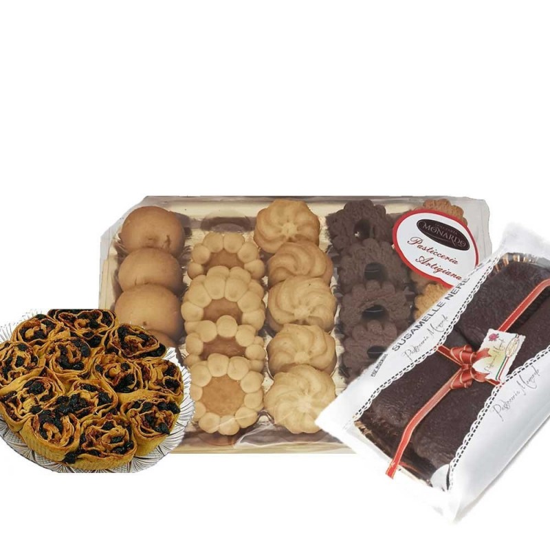 Tris  dolce di specialità Calabresi