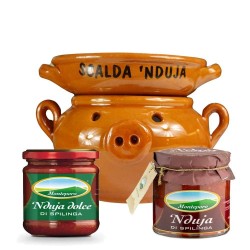Nduja set warms nduja + spicy nduja + sweet nduja Monte Poro