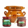 Das Nduja-Set wärmt Nduja + würziges Nduja + süßes Nduja Monte Poro