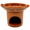 Scalda 'nduja scaldanduja in terracotta liscio