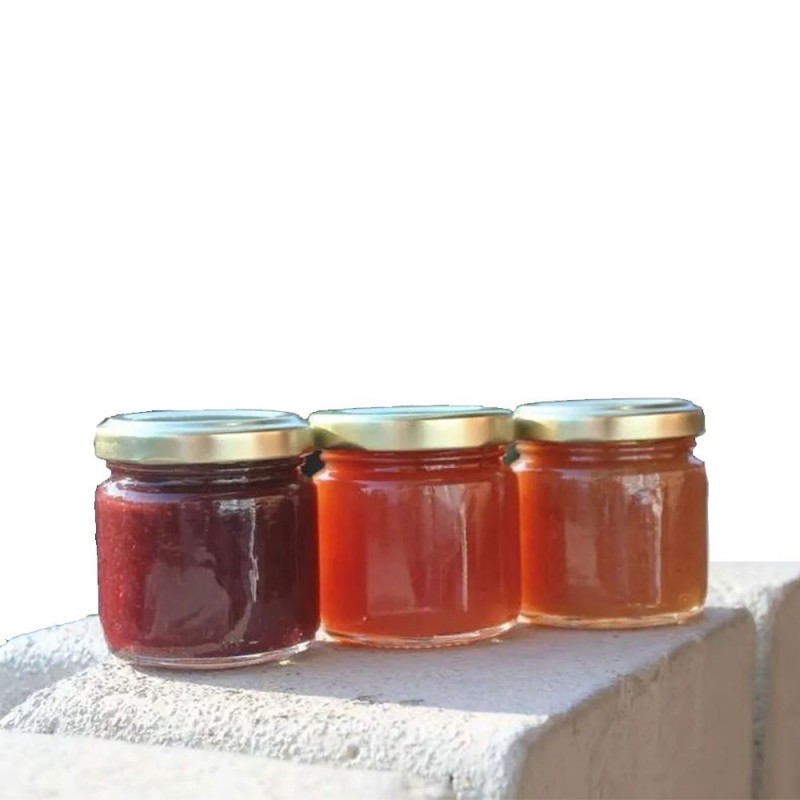 Drei handgemachte Marmeladen (80 g)