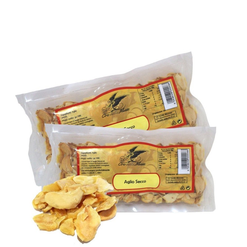 2 X Aglio secco a fette gr 100