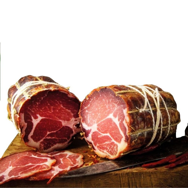 Capocollo vieilli capicollo artisanal  de haute qualité Gr 500