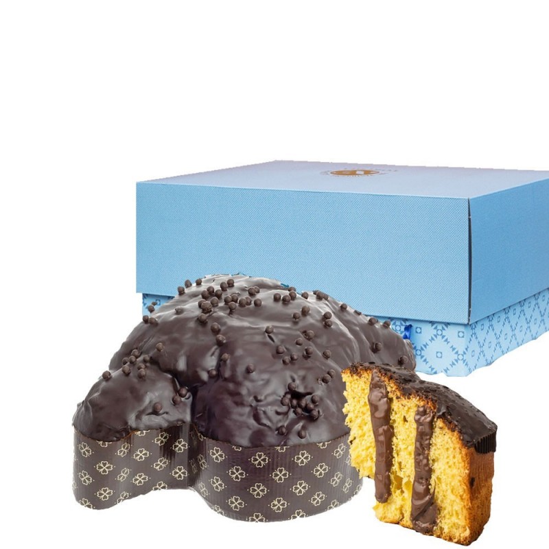 1 kg de colombe en chocolat artisanale fourrée d'une pâte de haute qualité