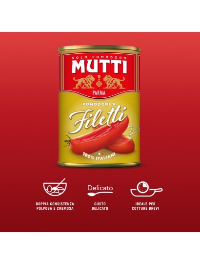 Pomodori a filetti Mutti gr 400