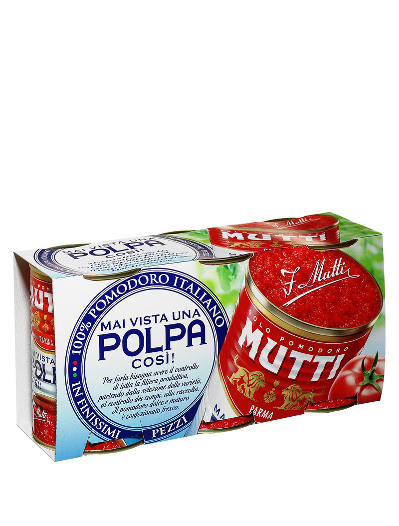 Polpa di pomodoro Mutti gr 400 X 3