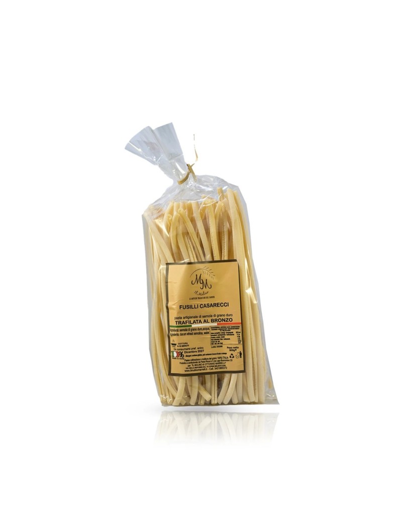 Homemade Fusilli  - Artisanal bronze-drawn pasta from the Marrelli mill, 500g