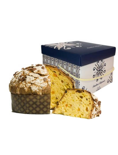 Panettone artesanal clásico de alta pasticceria