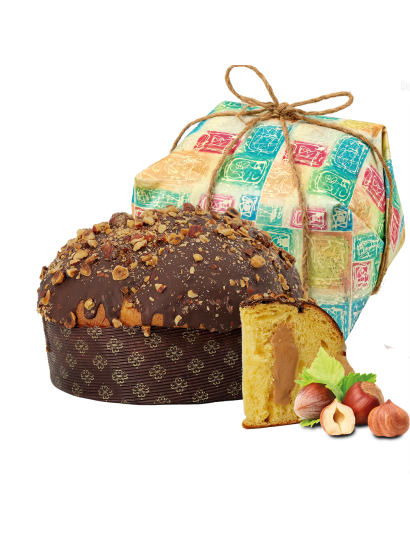Artisan chocolate panettone