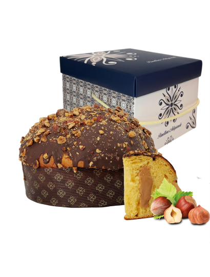 Handwerklicher Panettone mit Haselnuss