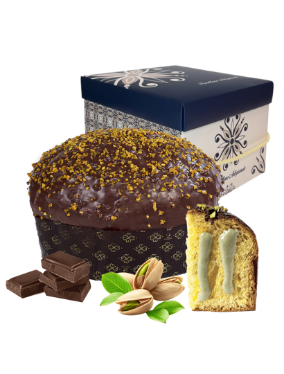 Panettone artisanal à la pistache