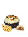 Panettone artigianale pacioccone con fichi, noci e cioccolato