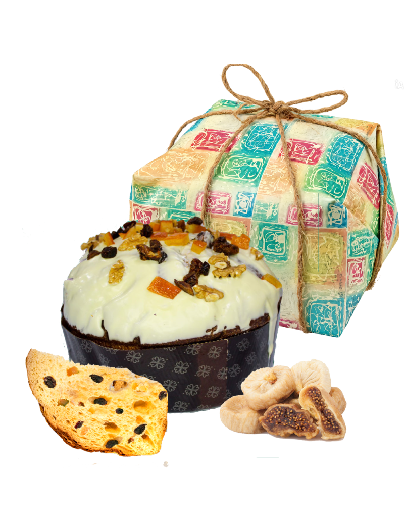 Pacioccone Artisan Panettone mit Feigen, Walnüssen und Schokolade