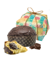 Panettone artigianale al cioccolato  di alta pasticceria