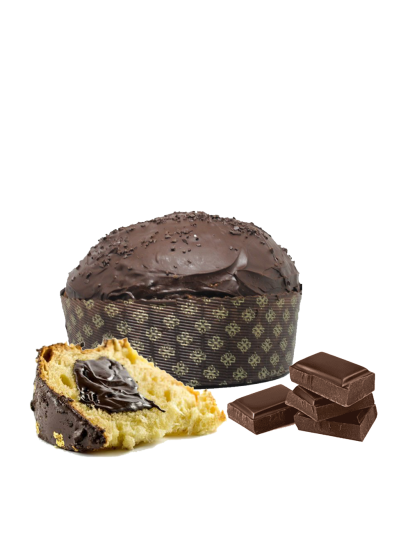 Artisan Panettone mit hochwertigem Gebäck Schokolade
