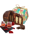 Panettone artesanal con chocolate, arándanos y rosólio