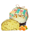 Panettone Albiciocco artesano con albaricoque y chocolate blanco