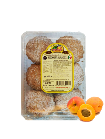 Bocchinotti Calabresi all'albicocca artigianali 6 pz Gr 300